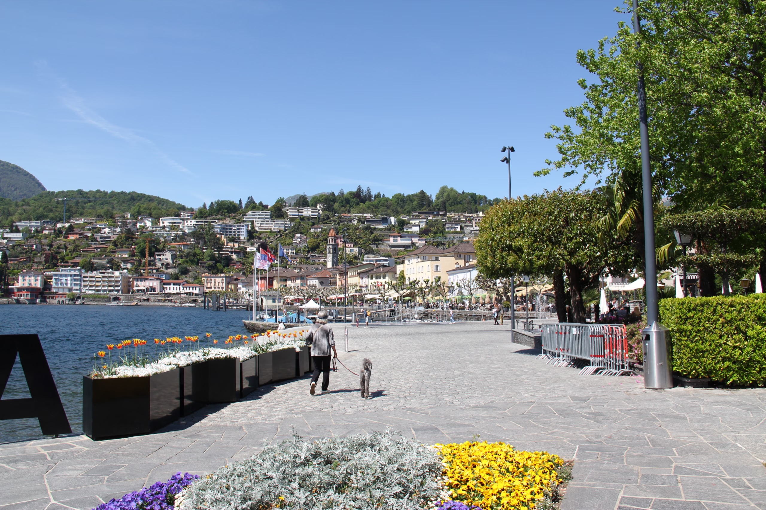 Porto Ronco am Seeufer